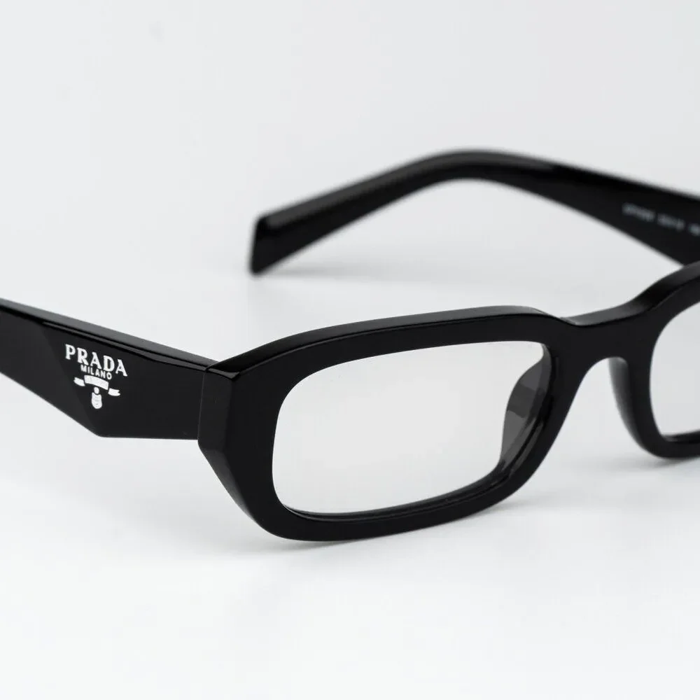 Prada Men Eyeglasses Black Rectangle PRB06S 16K08N NEW AUTHENTIC - Picture 7 of 10